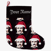 Edgar Allan Poe Christmas Strumpf - Personalisiert
