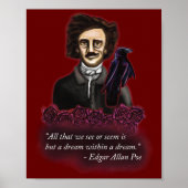 Edgar Allan Poe, Dark Academia Poster (Vorne)