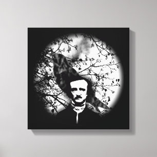 Edgar Allan Poe 'das Raven Leinwanddruck