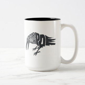 Edgar Allan Poe - der Rabe Zweifarbige Tasse
