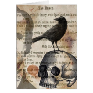 Edgar Allan Poe der Raben-Schädel und der Vogel