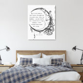 Edgar Allan Poe Dreamland Dream Poem Leinwanddruck (Insitu (Schlafzimmer))