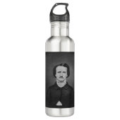 Edgar Allan Poe Edelstahlflasche (Vorderseite)