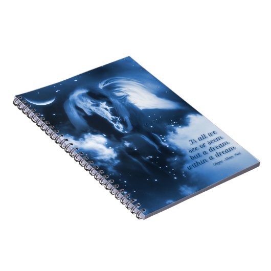 Edgar Allan Poe Ein Traum im Traumhaus Notizblock (Rechte Seite)