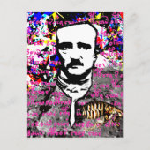 Edgar Allan Poe Flea Moon Lunar Voynich Manuscript Postkarte (Vorderseite)