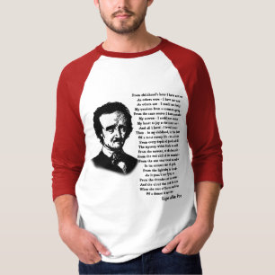 Edgar Allan Poe-Gedicht ALLEIN T-Shirt