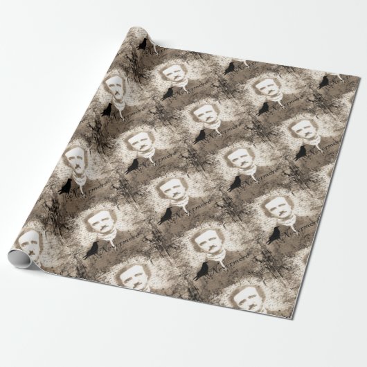 Edgar Allan Poe Geschenkpapier (Ungerollt)