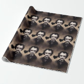 Edgar Allan Poe Goth Valentine's Day Wrappin Paper Geschenkpapier (Ungerollt)