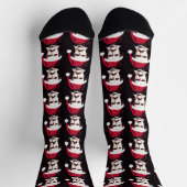 Edgar Allan Poe Goth Weihnachtssocken Socken (Oben)