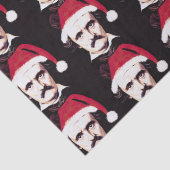 Edgar Allan Poe Goth Weihnachtszettel Seidenpapier (Detail)