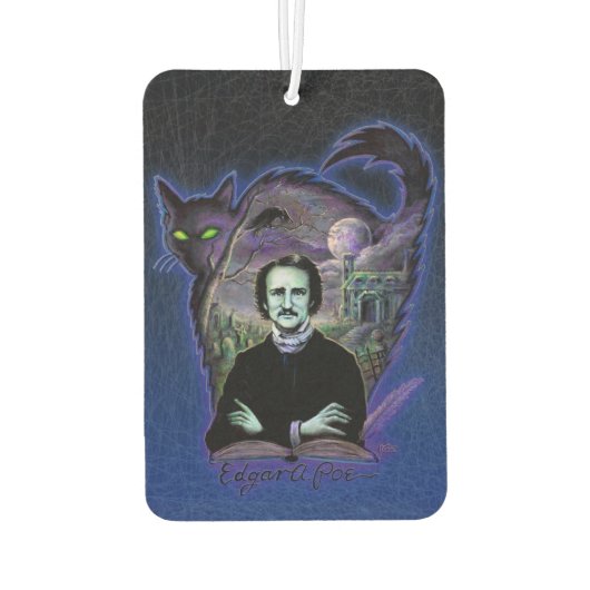 Edgar Allan Poe Gothic Autolufterfrischer (Rückseite)