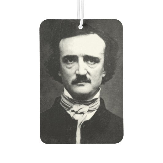 Edgar Allan Poe Gothic Car Air Freshener Autolufterfrischer (Rückseite)
