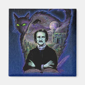 Edgar Allan Poe Gothic Magnet (Vorne)
