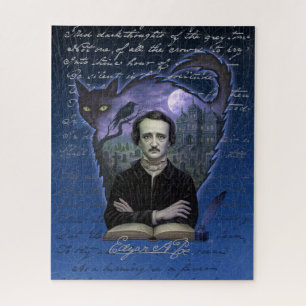 Edgar Allan Poe Gothic Raven Puzzle