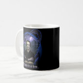 Edgar Allan Poe Gothic Tasse - Spuk Raven & Cat (Vorderseite Links)