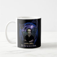 Edgar Allan Poe Gothic Tasse - Spuk Raven & Cat