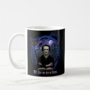 Edgar Allan Poe Gothic Tasse - Spuk Raven & Cat