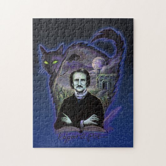 Edgar Allan Poe gotisch Puzzle (Vertikal)