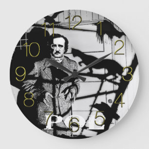 EDGAR ALLAN POE GROßE WANDUHR