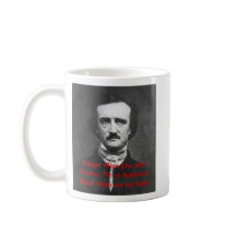 Edgar Allan Poe Haiku Tasse