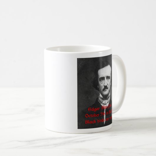 Edgar Allan Poe Haiku-Tasse Kaffeetasse (VorderseiteRechts)
