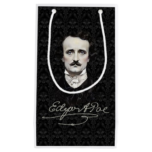 Edgar Allan Poe Halloween & Samhain Kleine Geschen Geschenktüte (Vorderseite)