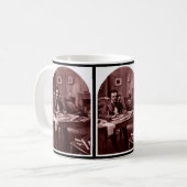 Edgar Allan Poe, Illustration stellte Schale 4 Kaffeetasse (Vorderseite Links)