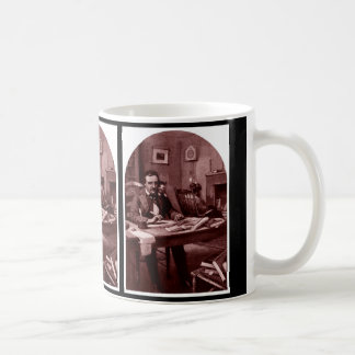 Edgar Allan Poe, Illustration stellte Schale 4 Kaffeetasse
