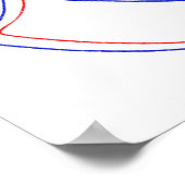 Edgar Allan Poe in 3D Poster (Ecke)