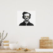 Edgar Allan Poe in Sonnenbrille Poster (Küche)