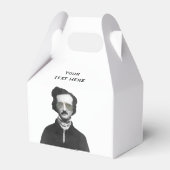 Edgar Allan Poe in Sonnenbrillen Personalisiert Geschenkschachtel (Rückseite)
