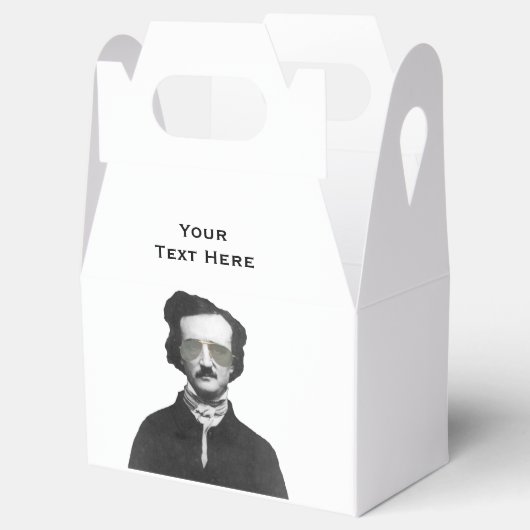 Edgar Allan Poe in Sonnenbrillen Personalisiert Geschenkschachtel (Geöffnet)