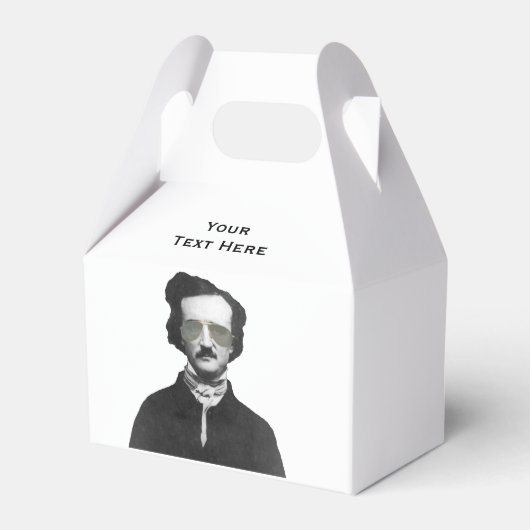 Edgar Allan Poe in Sonnenbrillen Personalisiert Geschenkschachtel (Vorderseite)