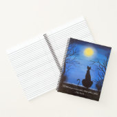 Edgar Allan Poe inspiriertes Katzenheft Notizblock (Innenseite)