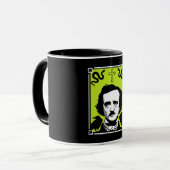 Edgar Allan Poe Jahrestag 19. Januar Tasse (Vorderseite Links)