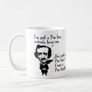 Edgar Allan Poe Junge Lustiger Becher oder Reisebe Kaffeetasse