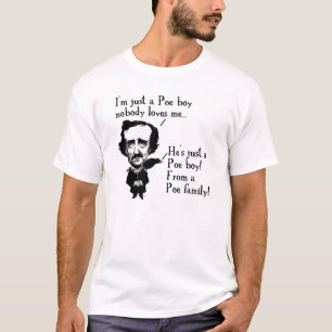 Edgar Allan Poe Junge Lustiges T-Shirt Zitate Sprü