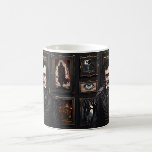 Edgar Allan Poe Kaffeetasse (Mittel)