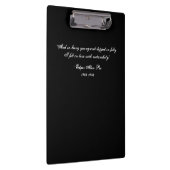 Edgar Allan Poe-Klemmbrett-Zitat u. alleingedicht Klemmbrett (Rechts)