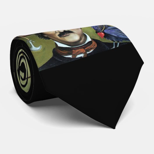 Edgar Allan Poe Krawatte (Gerollt)