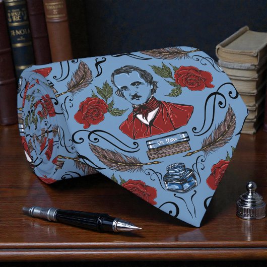 Edgar Allan Poe Krawatte Schlips