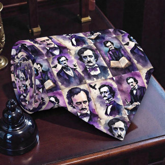 Edgar Allan Poe Krawatte Schlips
