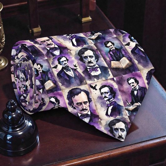 Edgar Allan Poe Krawatte Schlips