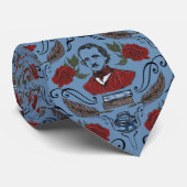 Edgar Allan Poe Krawatte Schlips (Gerollt)