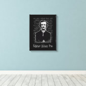 Edgar Allan Poe Leinwanddruck (Insitu (Holzboden))