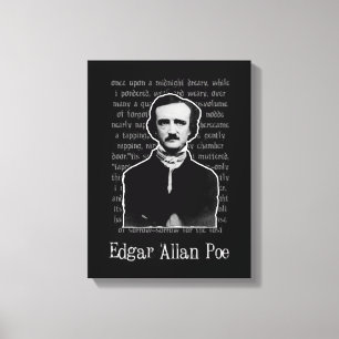 Edgar Allan Poe Leinwanddruck