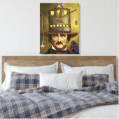 Edgar Allan Poe Leinwanddruck (Insitu (Schlafzimmer))