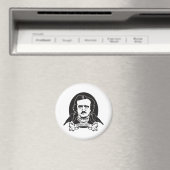 Edgar Allan Poe Magnet (In Situ (Geschirrspüler))