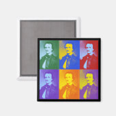 Edgar Allan Poe Magnet (Vorderseite/Rückseite)
