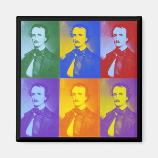 Edgar Allan Poe Magnet (Vorne)